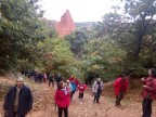 Un grupo de familias de ASPRODES disfrutan de Las Médulas