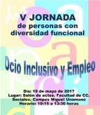 La Comisión de Discapacidad y Salud organiza la V Jornada de personas con diversidad funcional