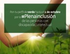 ESPAÑA SE TEÑIRÁ DE VERDE POR LA #PLENA INCLUSIÓN