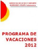 PROGRAMA VACACIONES 2012