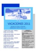 PROGRAMA DE VACACIONES 2011