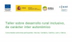 Profesionales de Acopedis y Asprodes participan en el Taller sobre desarrollo rural inclusivo en Ponferrada