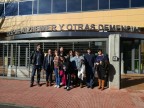 Los alumnos de “Atención socio-sanitaria a personas dependientes en instituciones Asprodes VII Tamames” visitan el CRE Alzheimer